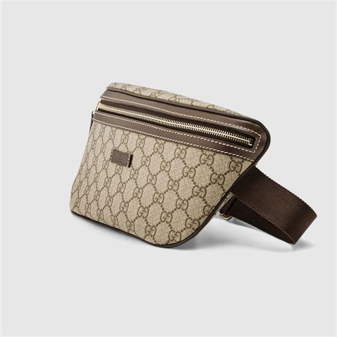 gucci men's gg supreme canvas belt bag/fanny pack|Gucci GG Supreme Canvas Belt Bag .